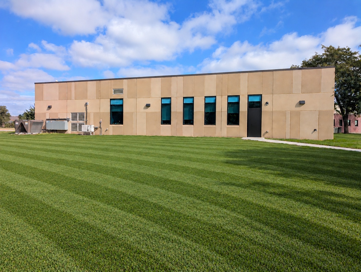 Completed exterior of the Fort Thompson dental and optometry addition